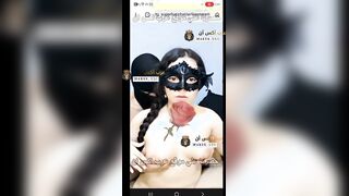 سكس متزوجين في لايف تانجو مع شرموطة المنيب و زوجها العرص